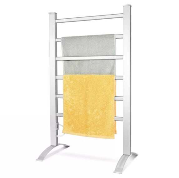 Powerful Freestanding Electric Heated Towel Warmer Drying Rack