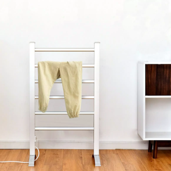 Powerful Freestanding Electric Heated Towel Warmer Drying Rack