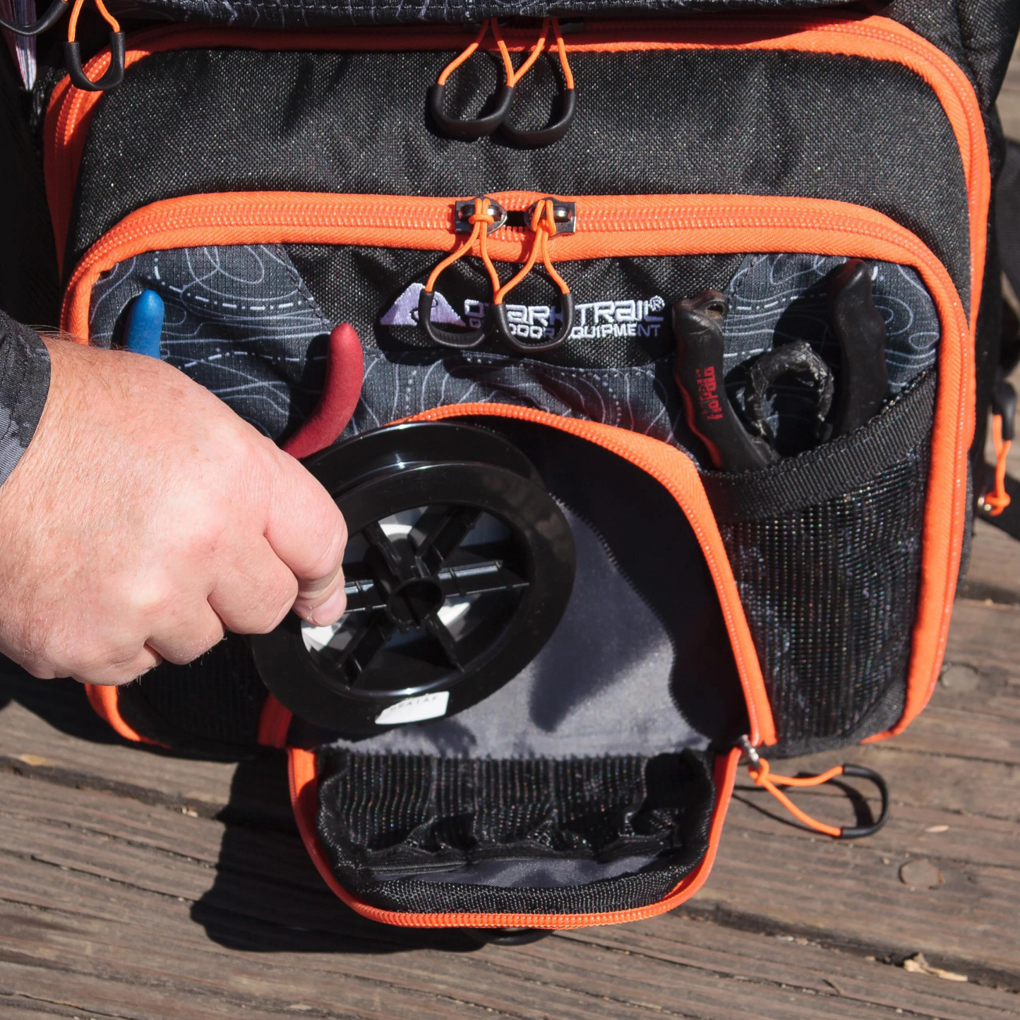 Multipurpose Insulated Fishing Tackle Box Bait Cooler Backpack