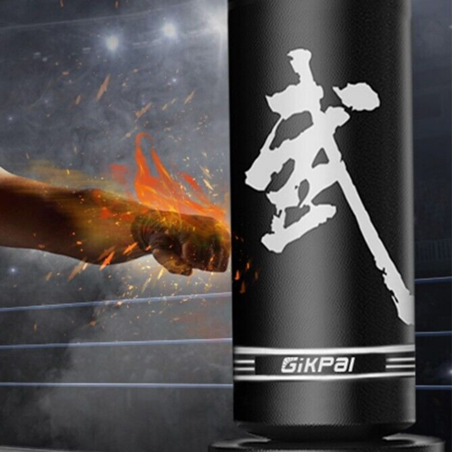 Heavy Duty Freestanding MMA Kick Boxing Cardio Training Punching Bag Set 67"