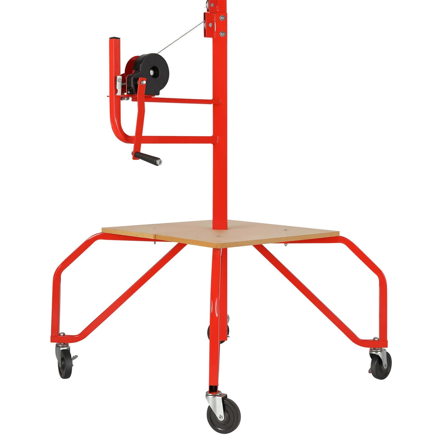 Portable Four Wheel Drywall Sheetrock Ceiling Panel Hoist Lift