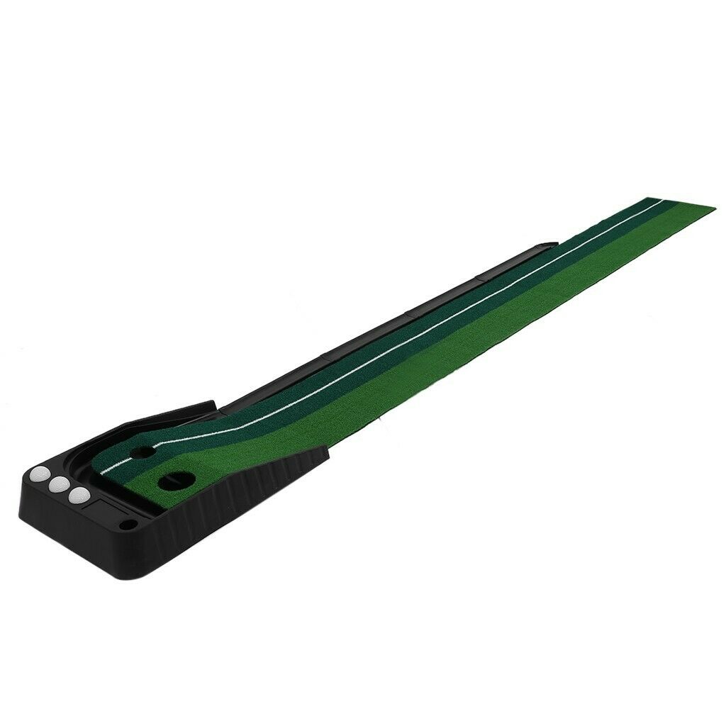 Indoor Golf Putting Green 10' Auto Return Practice Mat