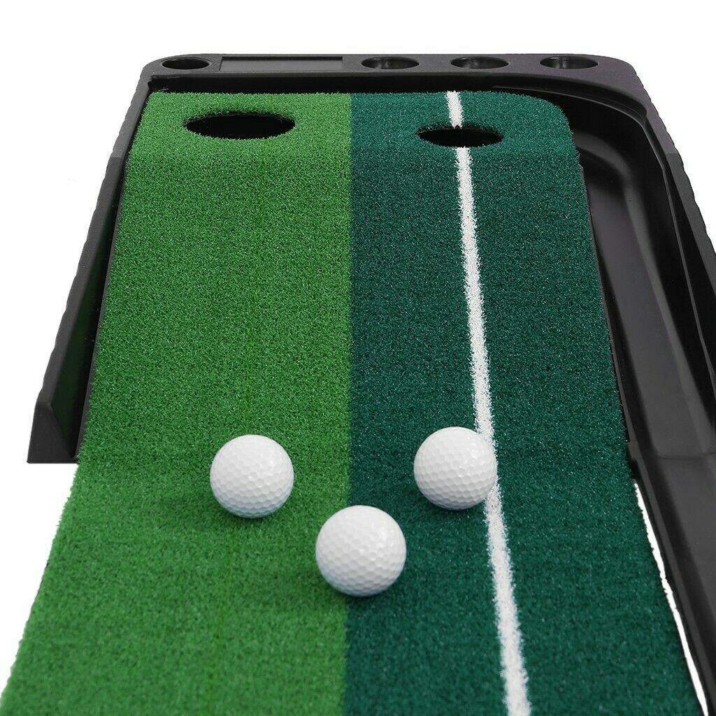 Indoor Golf Putting Green 10' Auto Return Practice Mat