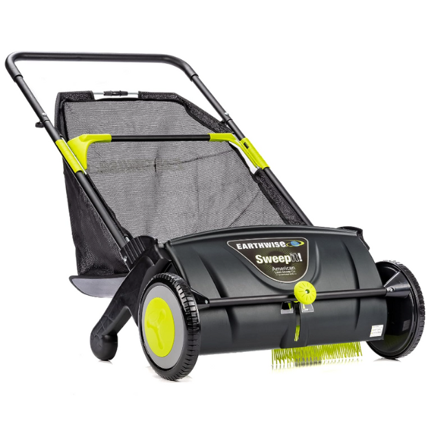 Large Capacity Push Lawn Leaf Grass Collector Sweeper