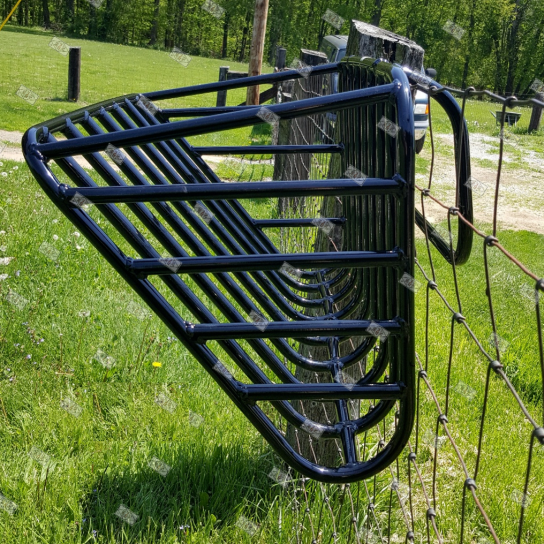 Hanging Hay Fence Feeder Rack for Horses Alpacas Llamas Goats Sheep