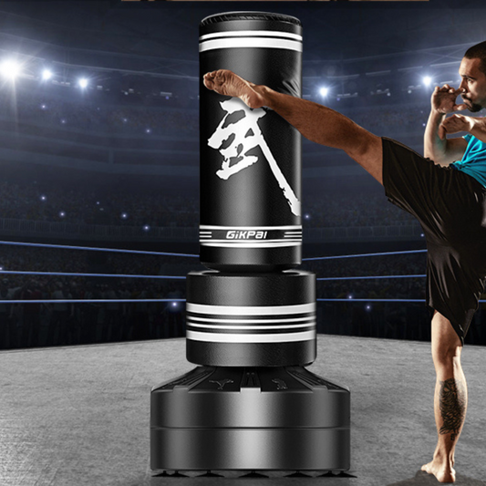 Heavy Duty Freestanding MMA Kick Boxing Cardio Training Punching Bag Set 67"