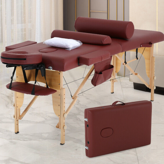 Heavy Duty Foldable Professional Massage Bed Set