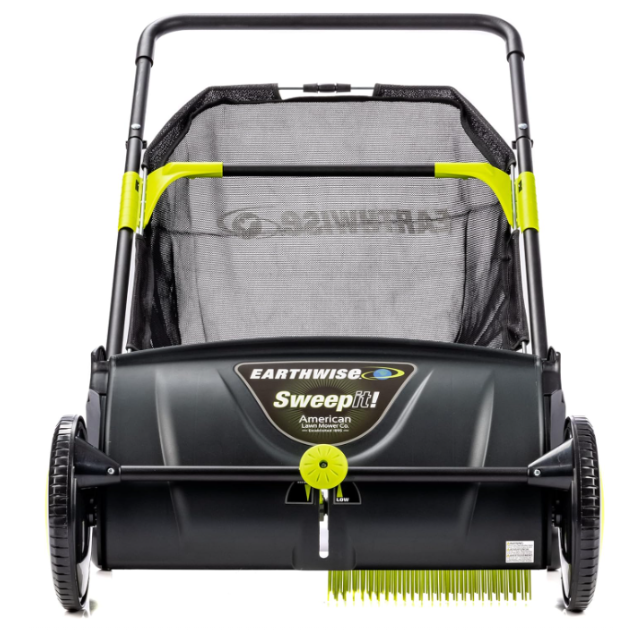 Large Capacity Push Lawn Leaf Grass Collector Sweeper
