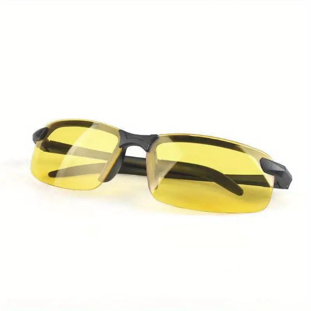 Sleek Unisex Night Time Driving Glasses for Road Safety