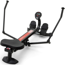 Adjustable Compact Seated Back Rowing Exercise Machine