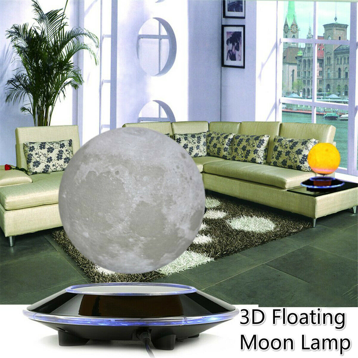 Magnetic Levitating Moon Lamp