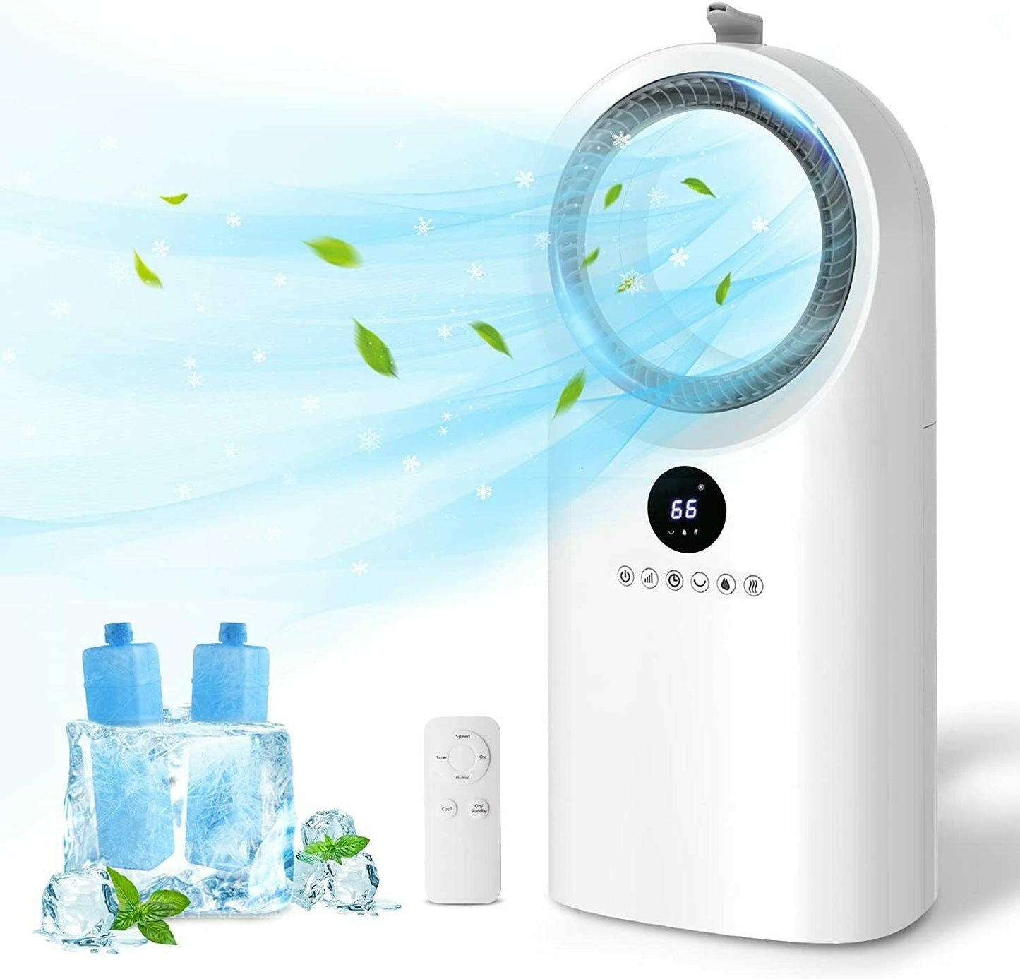 Powerful Rechargeable Indoor/Outdoor Evaporative Air Cooler Fan