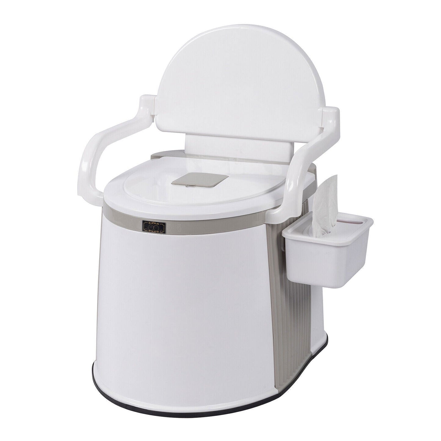 Adults Portable Freestanding Camping RV Travel Potty Toilet With Handrails