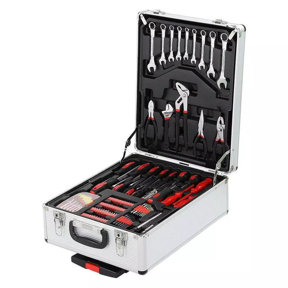 Complete 799 Pcs Professional Mechanics Tool Set With Case Box Organizer